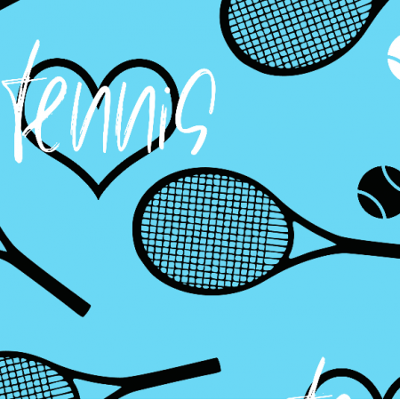 Tkanina 22133 | tennis blue xl