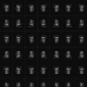 Tkanina 22150 | Black white mask pattern 1A