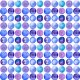 Fabric 22164 | Niebieskie koła akwarelowe