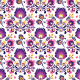 Tkanina 22212 | folk fiolet small