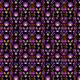 Fabric 22215 | folk fiolet - black small