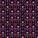 Fabric 22215 | folk fiolet - black small