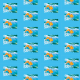 Fabric 22272 | golden fish pattern 1