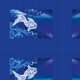 Tkanina 22277 | Silver fish pattern 1A