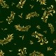 Tkanina 22449 | Liście zielony żółty