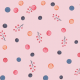 Tkanina 22464 | dzikie jagody na różowym tle