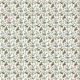 Fabric 22654 | Psy Cavalier King Charles Spaniel i Dzika RÓŻA - BIAŁE TŁO