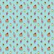 Fabric 22700 | Sweet food. soda, cake, banana, milkshake