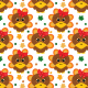 Tkanina 22708 | Cute baby turkey Small