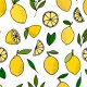 Tkanina 22776 | Fresh summer lemons