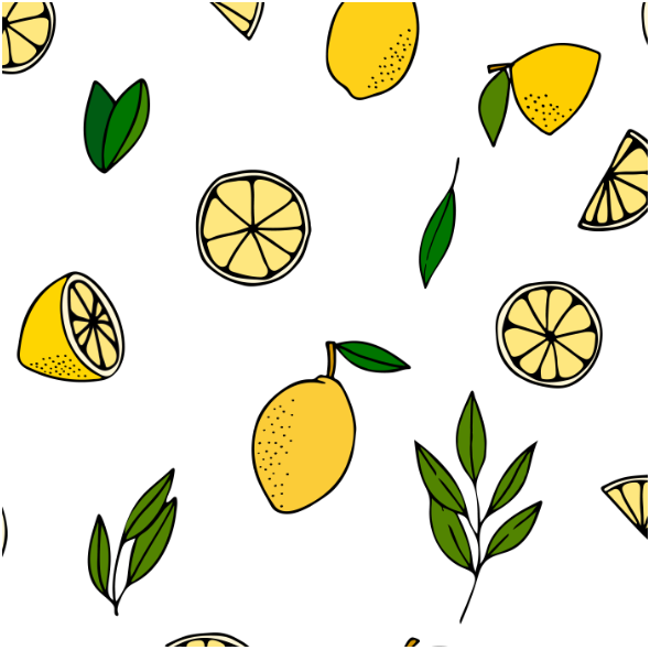 Fabric 22780 | Lemons with leaves