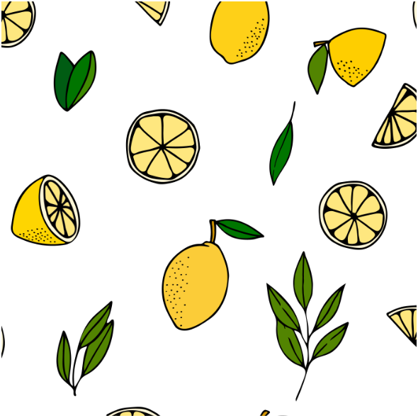Tkanina 22780 | Lemons with leaves