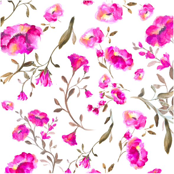 Fabric 22843 | Flower - pink 1 