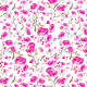 Tkanina 22843 | Flower - pink 1 
