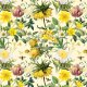 Fabric 22907 | DUŻE ZÓŁTE KWIATY 