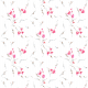 Tkanina 22961 | Subtelny pastelowy wzór kwiatowy