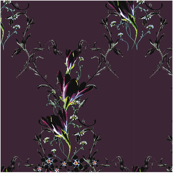 Fabric 22963 | Elegancki wzór dekoracyjny - seria 2