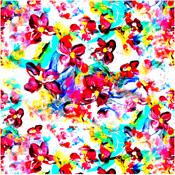 Tkanina 22995 | Fantazyjna akwarela