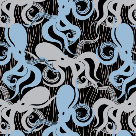 Tkanina 23057 | octopuses