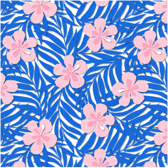 Fabric 23061 | Tropical flowers