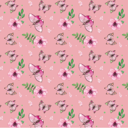 Tkanina 23094 | Pink spring Small