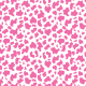 Tkanina 23465 | Strawberry cow -  White and pink