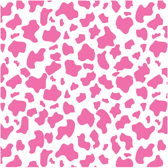 Tkanina 23466 | Strawberry cow -  White and pink small