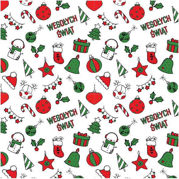 Fabric 23499 | wesolych swiat