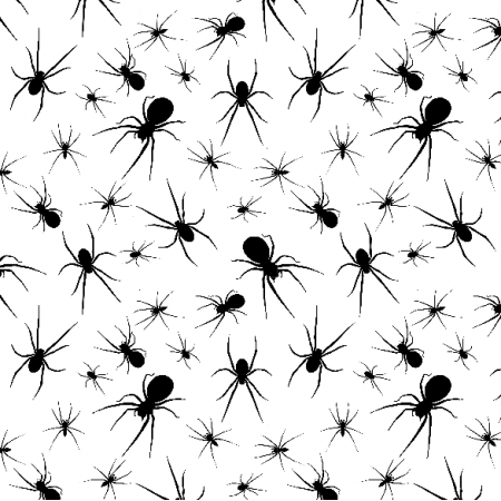 Fabric 23663 | Spiders small