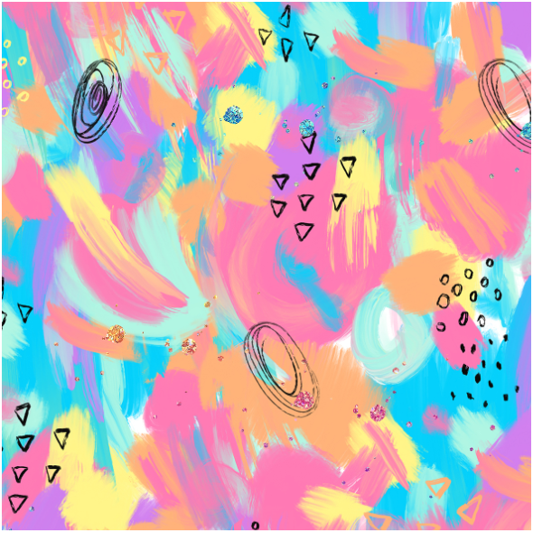 Tkanina 23670 | Tęczowe4