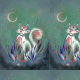 Fabric 23684 | moon fox