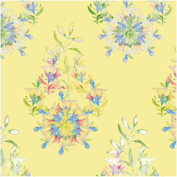 Tkanina 24102 | floral style - series 2