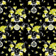 Tkanina 24107 | decorative floral pattern - series 2