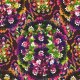 Tkanina 24110 | multicolored floral pattern