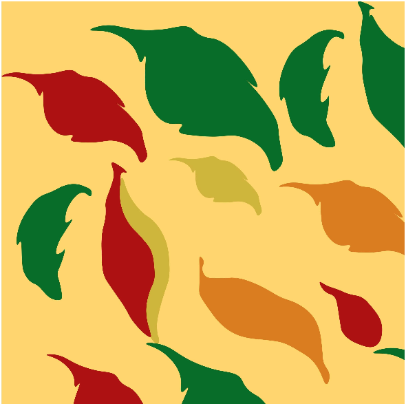 Fabric 24296 | leaves
