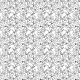 Fabric 24367 | CZARNE Kwiaty kosmos na białym tle