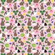 Tkanina 24519 | Bunnies And Their Treats