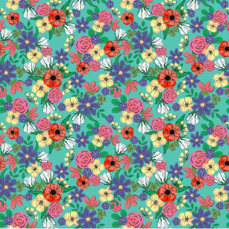 Fabric 24524 | łąka kwiatowa