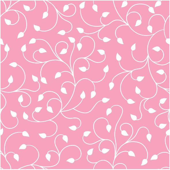 Fabric 24560 | KWIATOWY WZÓR, Floresy z liścmi na różowm tle0