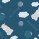 Fabric 24642 | It’s a boy - hippo