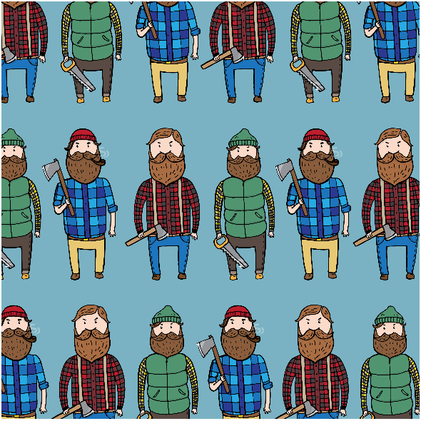 Fabric 2608 | Lumberjacks