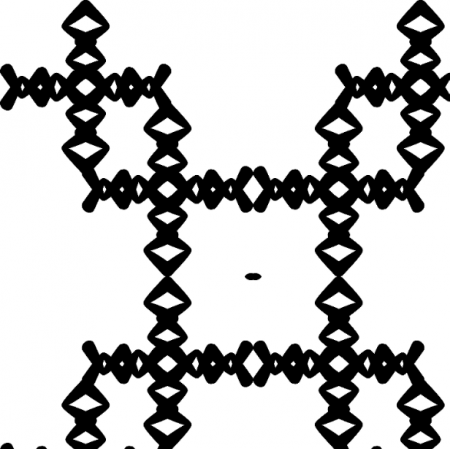 Tkanina 24795 | abstrakcyjne czworokąty
