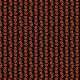 Fabric 24893 | KWIATOWY WZÓR, Maki na czarnym tle0