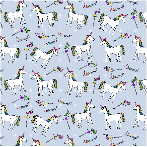 Fabric 2631 | unicorns