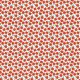 Fabric 25131 | KWIATOWY WZÓR, Maki na białym tle0