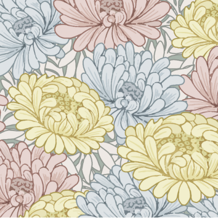 Fabric 25136 | pastel flowers