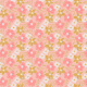 Tkanina 25137 | Akrylowe kwiaty na Różowym tle