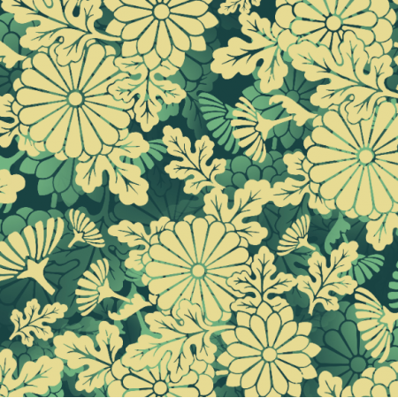 Fabric 25170 | Yellow flowers 