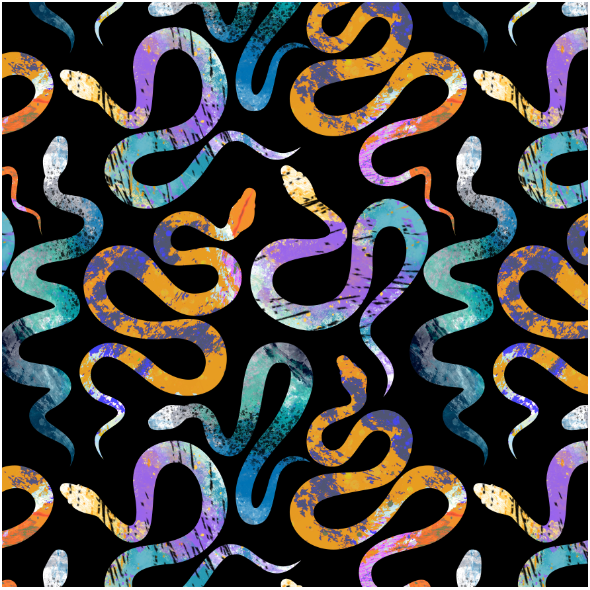 Tkanina 25227 | Snakes