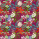 Fabric 25250 | ZIMOWY OGRÓD - BURGUND 